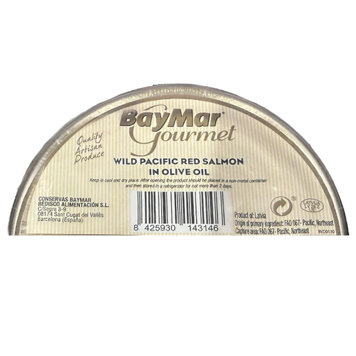 Baymar Gourmet Wild Pacific Red Salmon in Olive Oil (3x160g)