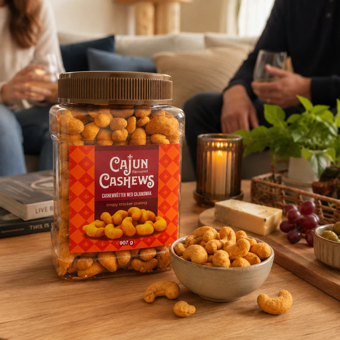 Cajun Cashews, Crispy Cracker Coating (907g)