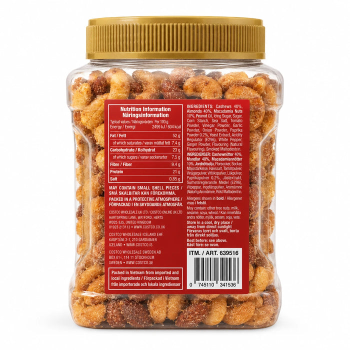 Smoked Paprika Flavoured Mixed Nuts (907g)