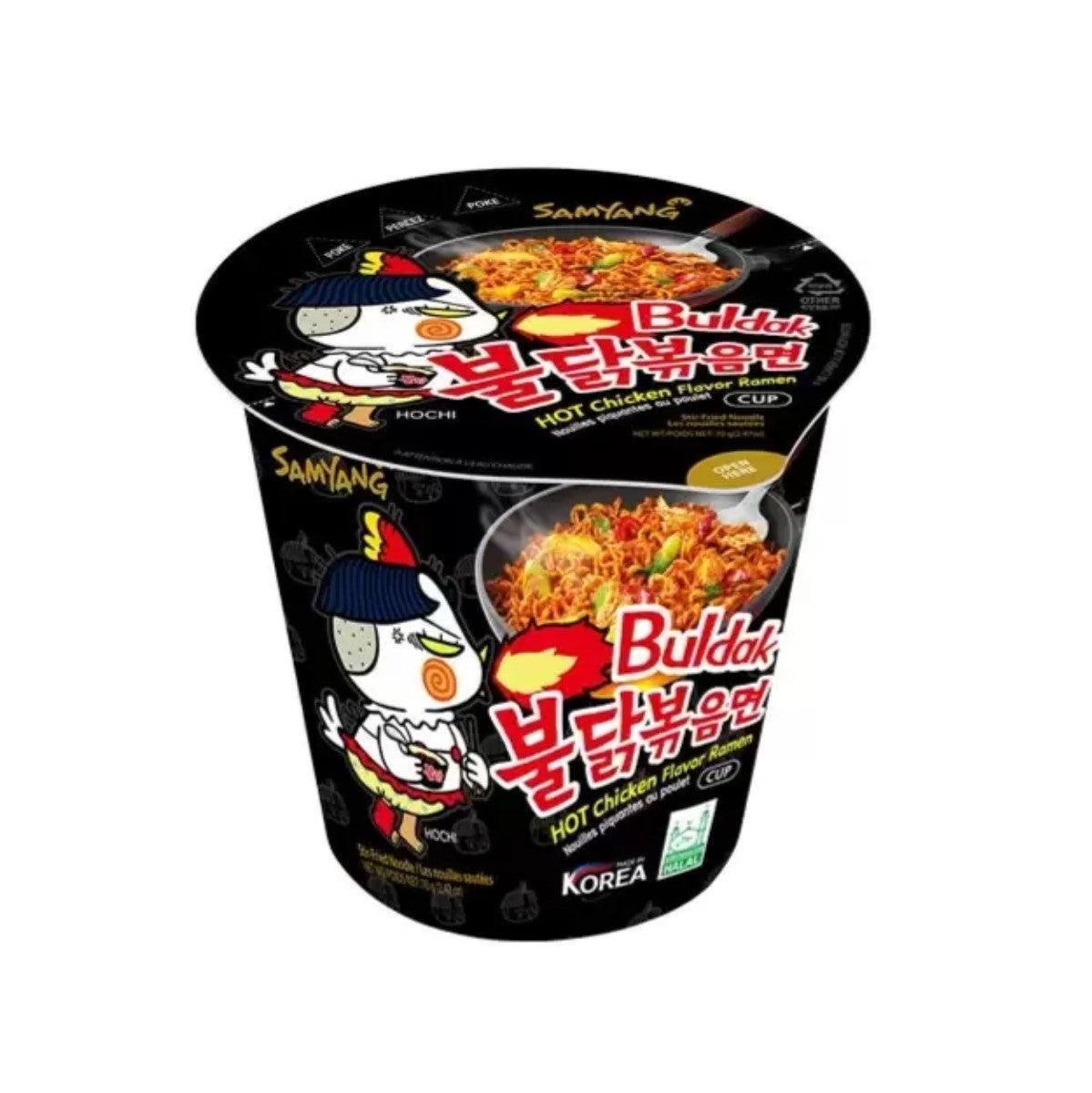 Samyang Original Buldak Hot Chicken Flavour Ramen Cup (6x70g)