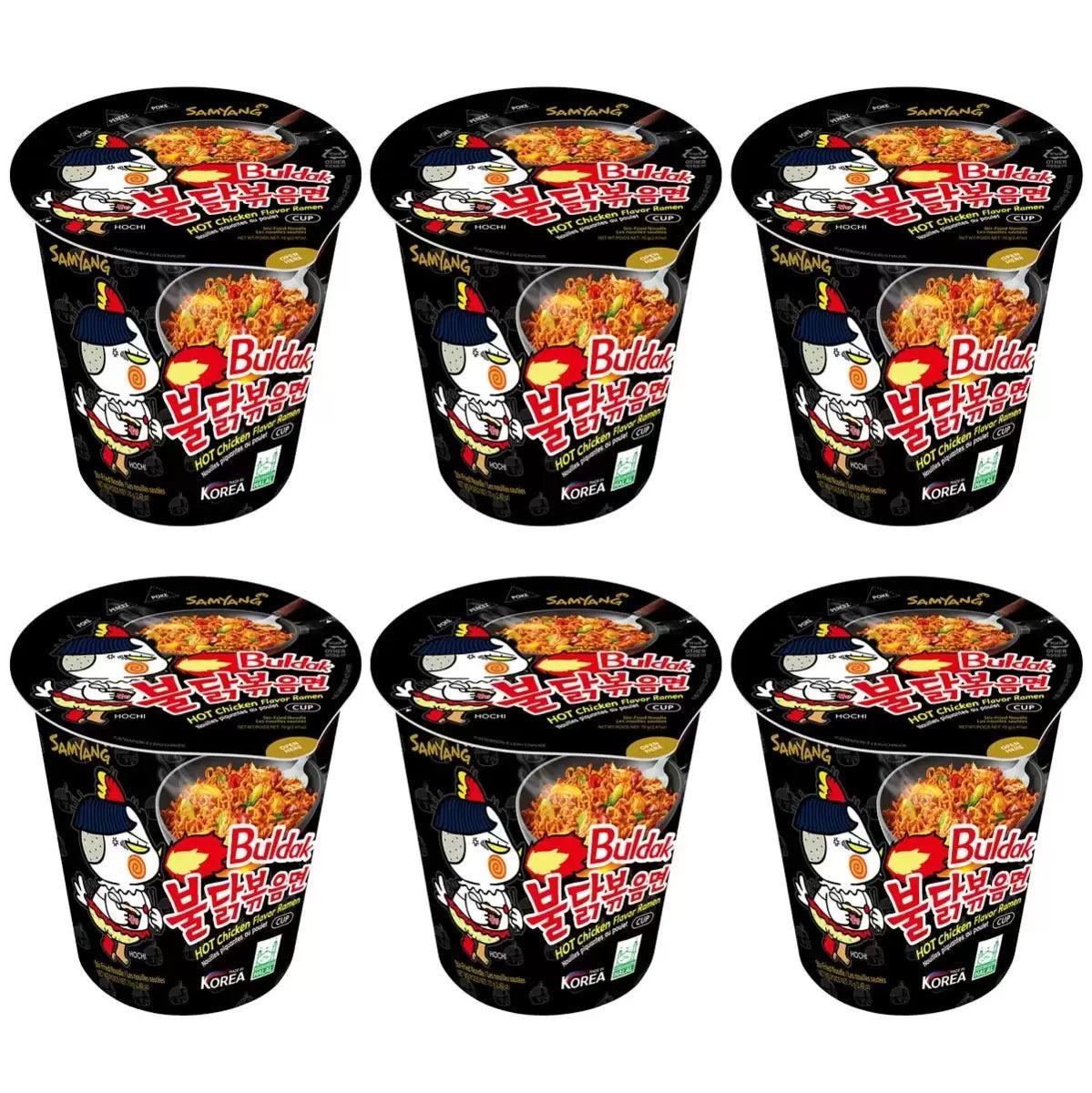 Samyang Original Buldak Hot Chicken Flavour Ramen Cup (6x70g)