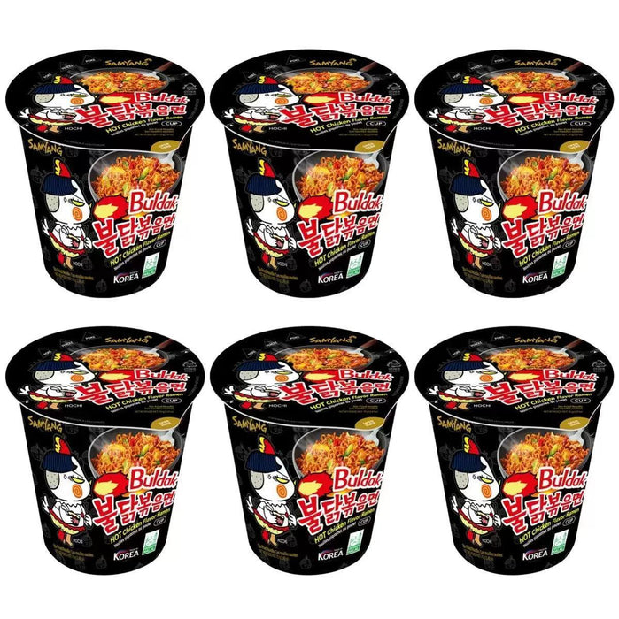 Samyang Original Buldak Hot Chicken Flavour Ramen Cup (6x70g)