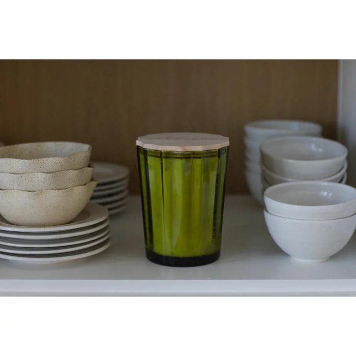 Sand & Fog Scalloped Fragranced Candle - Frazier Fir (3.3kg) - LemonSalt