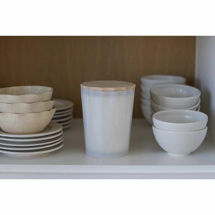 Sand & Fog Scalloped Fragranced Candle - Ocean Mist (3.3kg) - LemonSalt