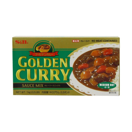 S&B Golden Curry Japanese Curry Mix Medium Hot (1kg) - LemonSalt