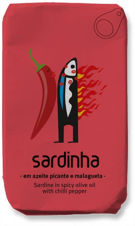 Sardinha - Sardine in Spicy Olive Oil & Chili Pepper (120g) - LemonSalt