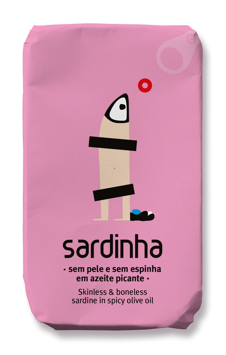 Sardinha - Skinless & Boneless Sardines in Spicy Olive Oil (120g) - LemonSalt