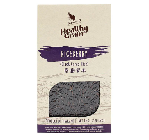Sawat-D RiceBerry Black Cargo Rice (1Kg) - LemonSalt