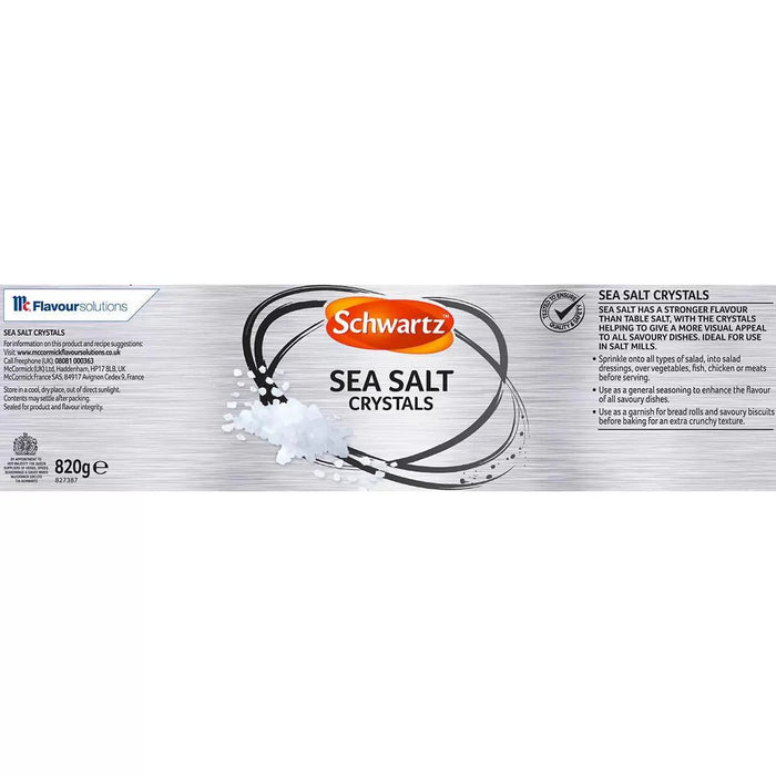 Schwartz Sea Salt Crystals (820g)