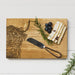 Scottish Made - Oak Cheese Board & Knife Set - Highland Cow | {{ collection.title }}