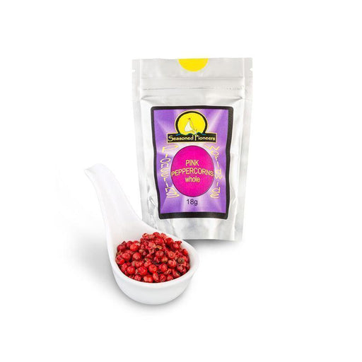 Seasoned Pioneers Pink Peppercorns, Whole (18g) - LemonSalt