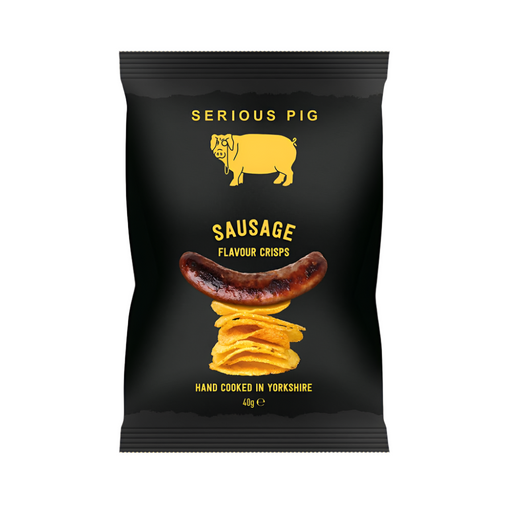 Serious Pig Sausage Flavour Crisps (40g) - LemonSalt