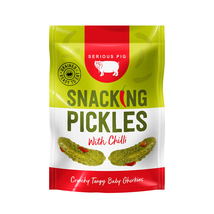Serious Pig Snacking Pickles With Chilli (40g) - LemonSalt