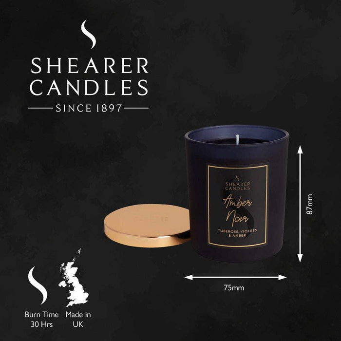 Shearer Candles Amber Noir Jar Candle - LemonSalt
