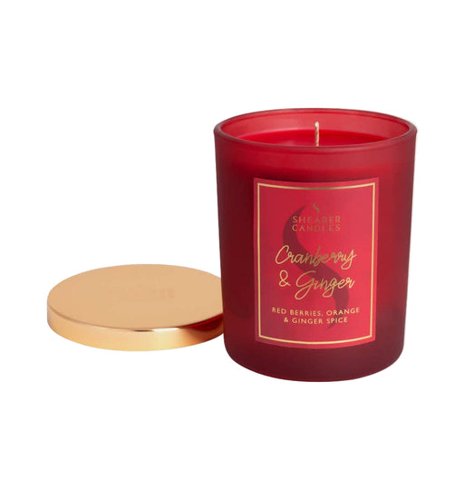 Shearer Candles Cranberry and Ginger Jar Candle - LemonSalt