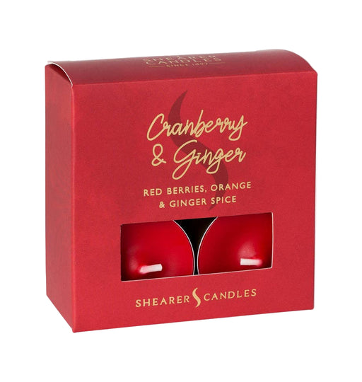 Shearer Candles Cranberry and Ginger Tealights - LemonSalt