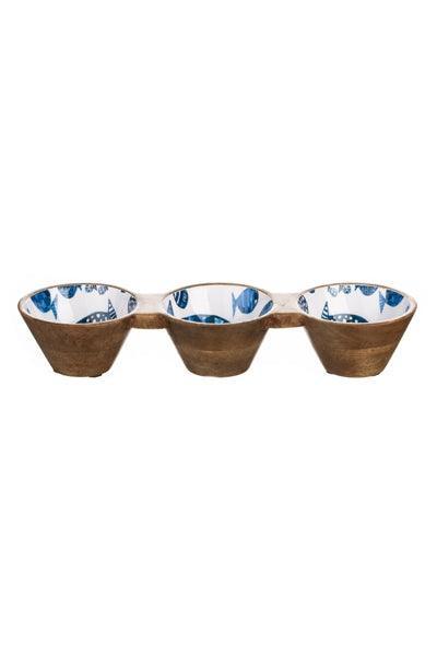 Shoeless Joe Barrier Reef Trio Bowl