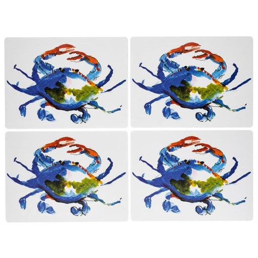Shoeless Joe Blue Crab Cork Backed Placemats (4) | {{ collection.title }}