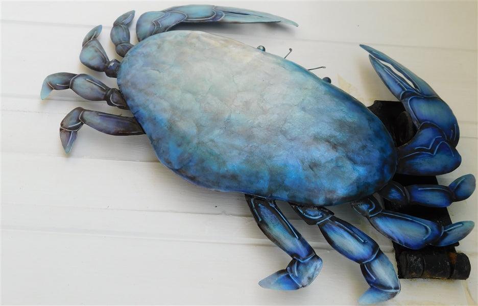 Shoeless Joe Blue Crab Wall Art - LemonSalt