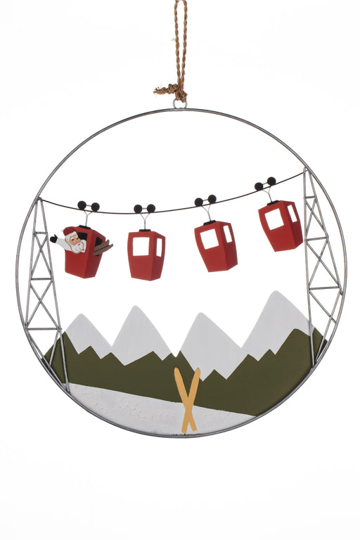 Shoeless Joe Christmas Tree Decorations - Alpine Car Wreath | {{ collection.title }}