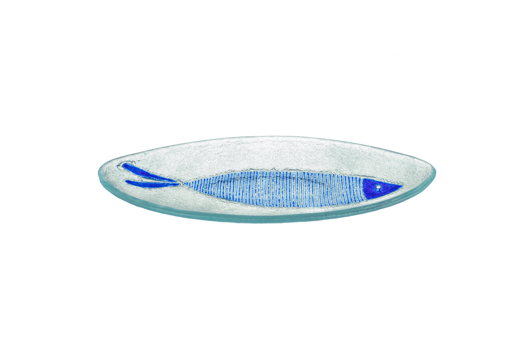 Shoeless Joe Cool Fish Oval Platter Small