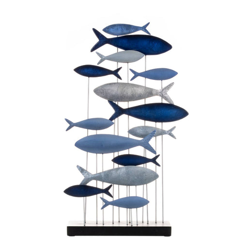 Shoeless Joe Fish Shoal Sculpture - LemonSalt