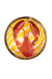Shoeless Joe Lobster On Yellow Nibble Bowl (10cm)