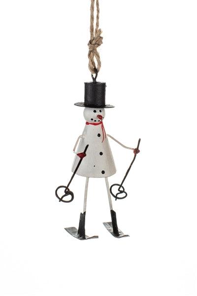 Shoeless Joe Mini Ski Snowman Christmas Tree Decoration | {{ collection.title }}