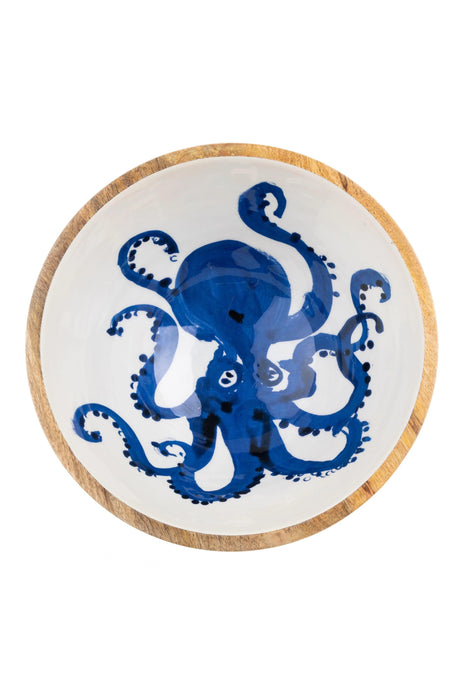 Shoeless Joe Octopus Mango Wood Bowl 30cm | {{ collection.title }}