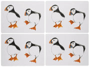 Shoeless Joe Set of 4 Puffin Cork Backed Placemats