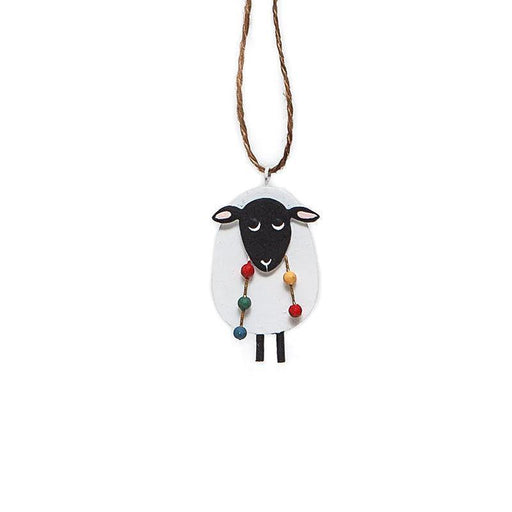 Shoeless Joe Sheep with Fairy Lights Tree Decoration - LemonSalt