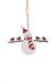 Shoeless Joe Snowman Holding Robin Hanger Christmas Tree Decoration | {{ collection.title }}