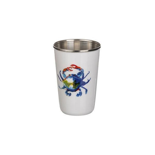 Shoeless Joe Stainless Steel Blue Crab Beaker - LemonSalt
