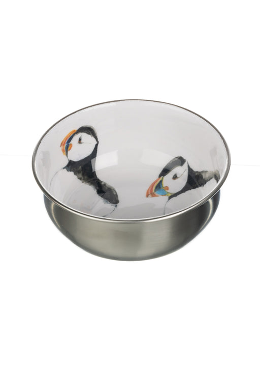 Shoeless Joe Stainless Steel Puffin Bowl (12cm) - LemonSalt