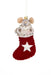 Shoeless Joe Stocking Mouse Tree Decoration - LemonSalt