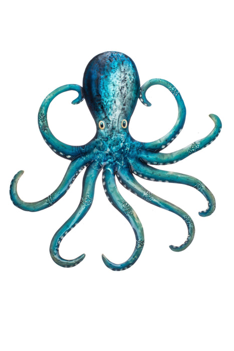 Shoeless Joe Turquoise Octopus Wall Art | {{ collection.title }}