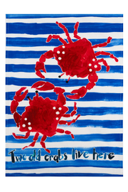Shoeless Joe Two Old Crabs Tea Towel (50x70 cm)