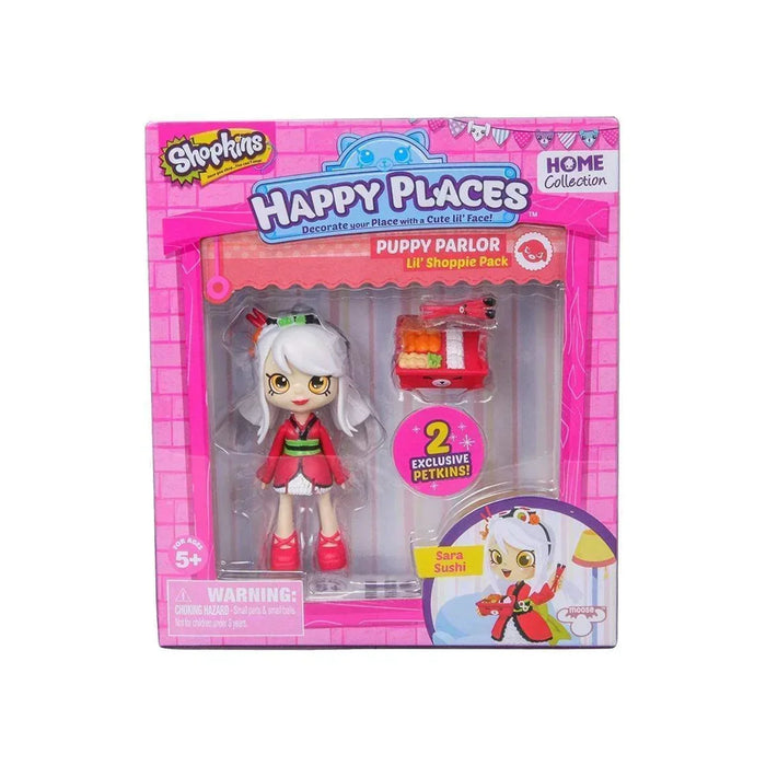 Shopkins Happy Places Lil' Shoppie Dolls - Assorted 5-Pack | Collectible Miniature Dolls - LemonSalt