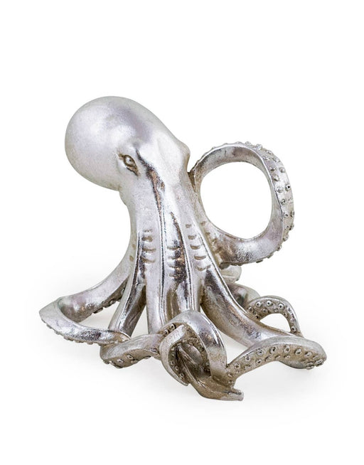 Silver Octopus Wine Bottle Holder - LemonSalt