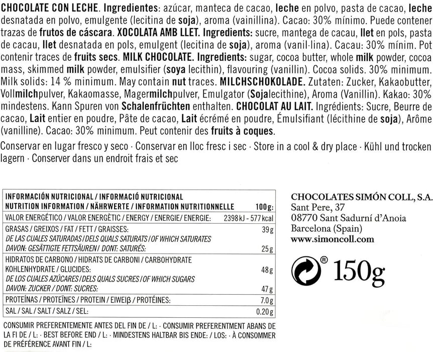 Simon Coll Milk Chocolate Eggs in a Egg Cup (6x25g)