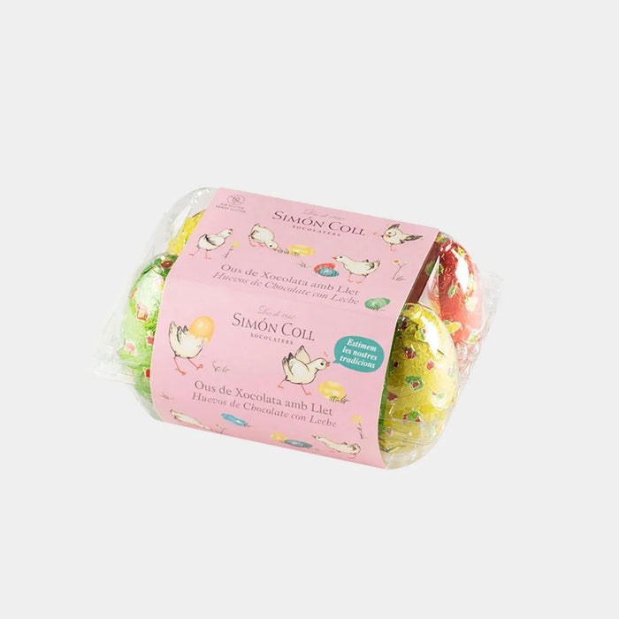 Simon Coll Milk Chocolate Eggs in a Egg Cup (6x25g)