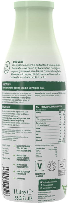 Simplee Aloe Vera Food Supplement (1l) - LemonSalt