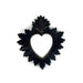 Small Black "Sacred Heart" Mirror (30cm) - LemonSalt