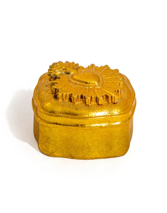 Small Gold "Sacred Heart" Trinket Box (8cm) - LemonSalt