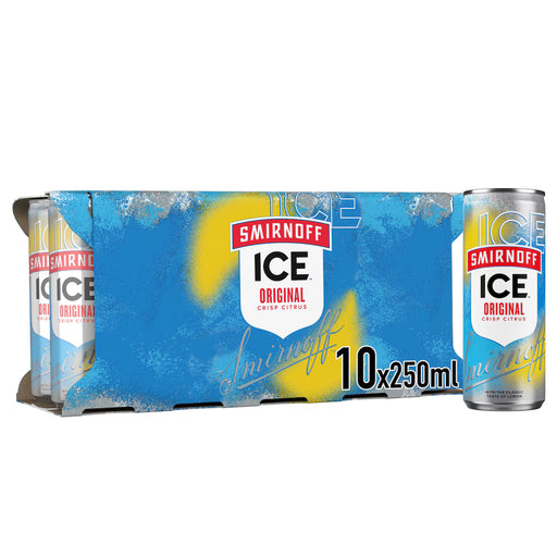 Smirnoff Ice Original Vodka Drink Can 4% Vol (10x250ml) - LemonSalt