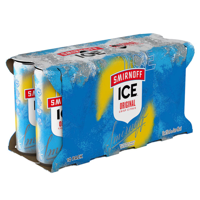 Smirnoff Ice Original Vodka Drink Can 4% Vol (10x250ml) - LemonSalt