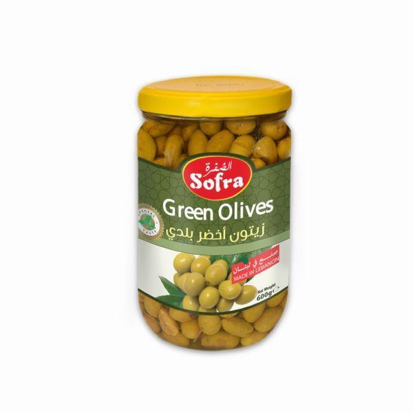 Sofra Green Olives (600g)