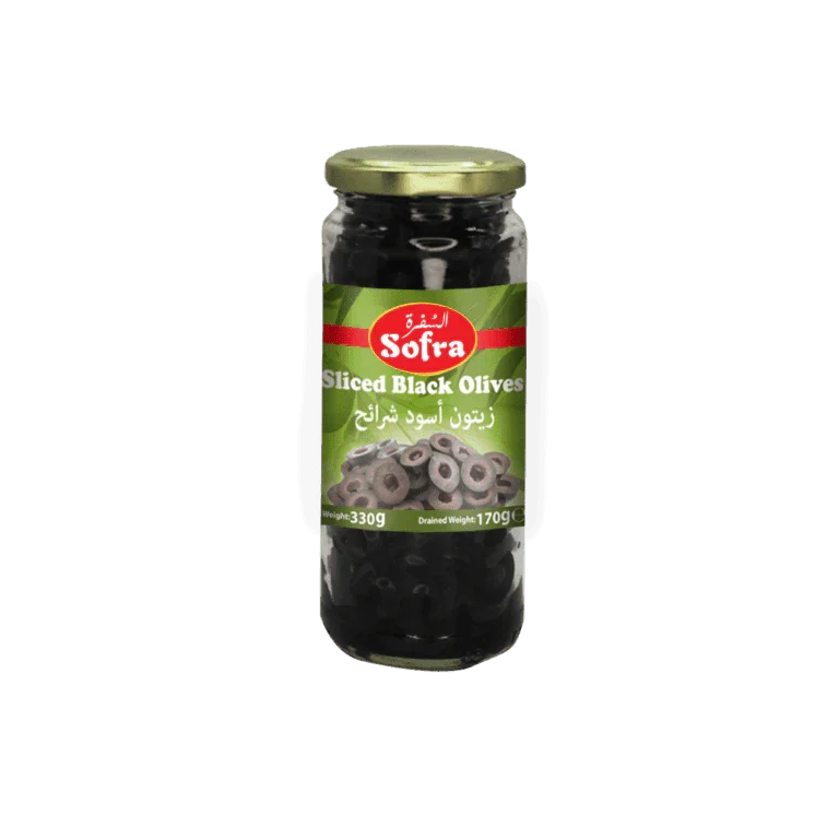 Sofra Sliced Black Olives (330g)