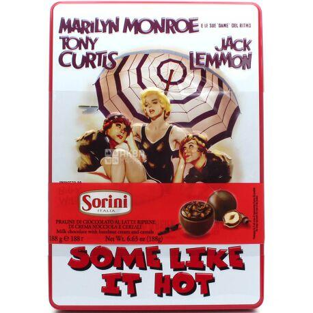 Sorini Milk Chocolate Pralines in "Some Like It Hot" Gift Tin (180g) | {{ collection.title }}