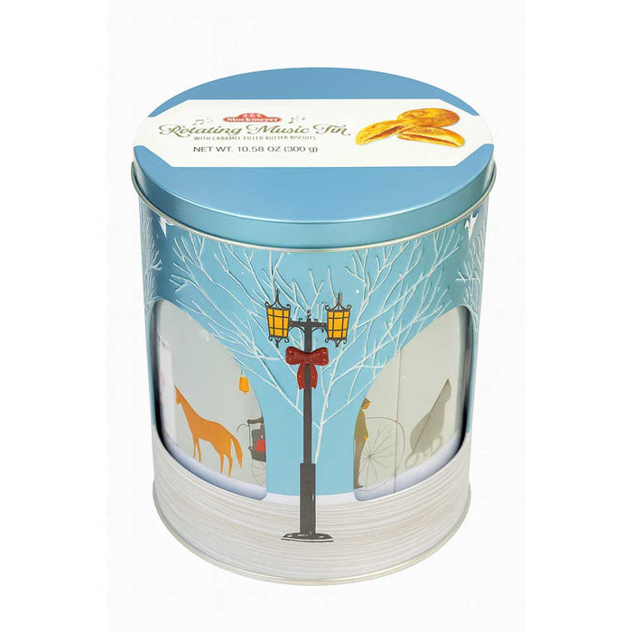 Stockmeyer Butter Cookie Music Tin, 300g - Blue - LemonSalt